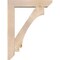 Ekena Millwork Imperial Slat Smooth Bracket w/ Offset Brace, Douglas Fir, 7 1/2"W x 36"D x 48"H BKT0806X36X48IMP06SDF - alternate 4